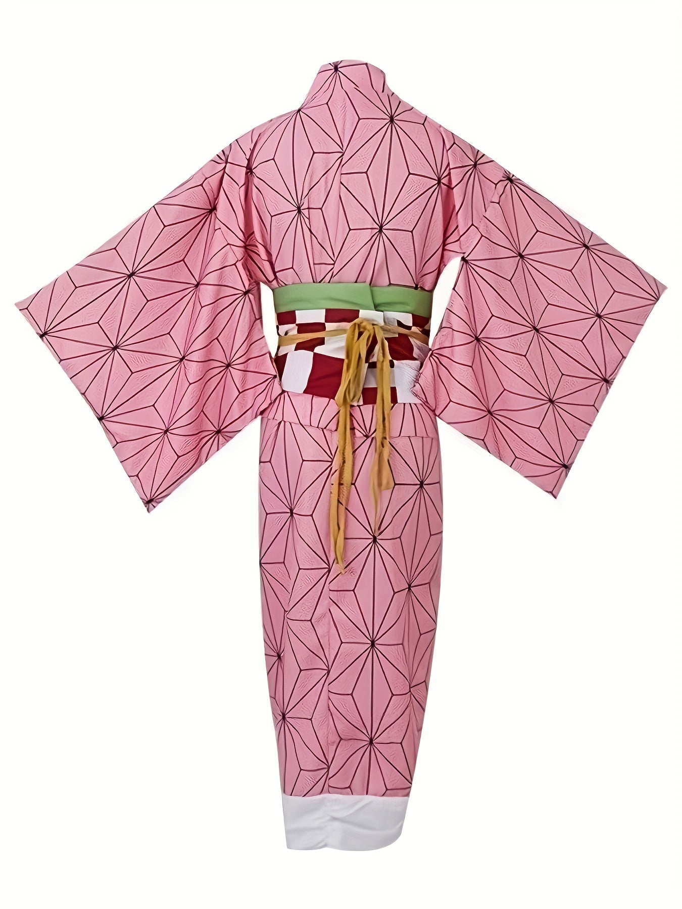 Girls Anime Cosplay Kimono Uniform Set For Kid