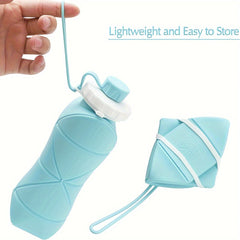 Collapsible Silicone Water Bottle Leakproof Reusable Water Cup
