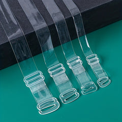 5 Pairs Transparent Shoulder Straps Invisible Adjustable Underwear Straps