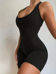 Women's Slim Halter Neck Romper Jumpsuit