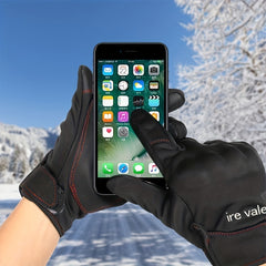 Windproof Waterproof Motorcycle Gloves Plus Velvet Touchable Screen