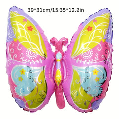 4pcs Butterfly Bee Children's Party Balloons Garden Decor