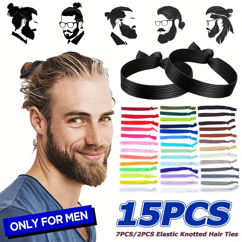 Elastic Knotted Hairband Solid Hair Rope