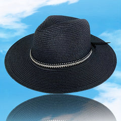 Casual Sunshade Straw Hat for Spring Summer Travel