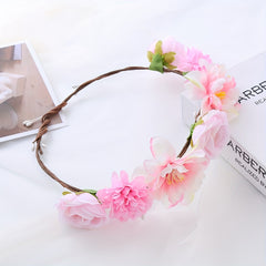 Girl's Faux Rose Children's Wreath Headdress