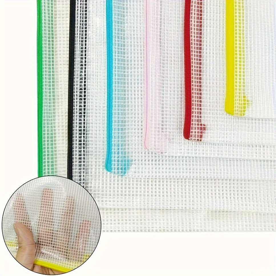 A4 Waterproof Zipper Bag Document Storage for School Office