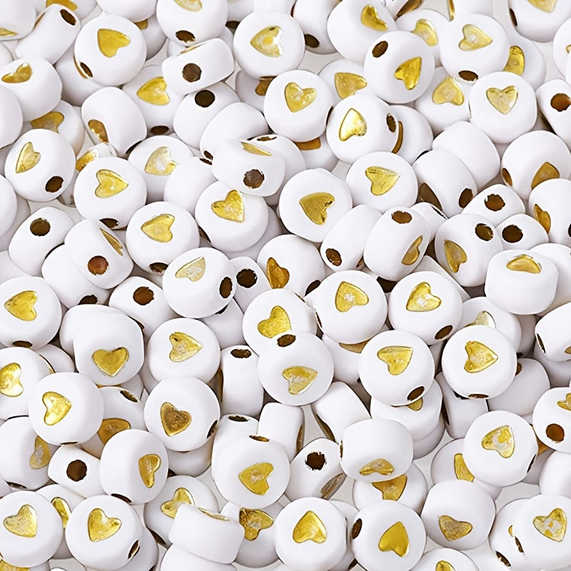 100pc Alphabet Beads for DIY Jewelry Making & Bracelets