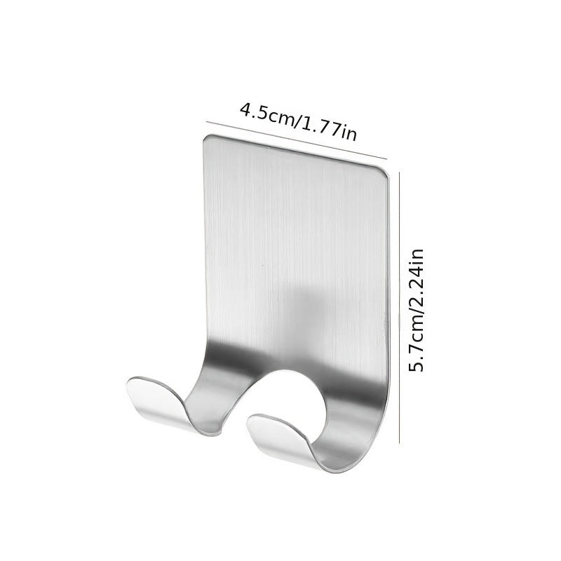 3pc Silver Razor Holder Storage Rack Stand Multifunctional Hanger