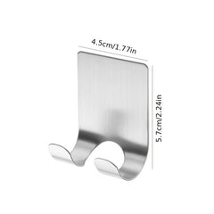3pc Silver Razor Holder Storage Rack Stand Multifunctional Hanger