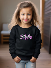 Girls Crew Neck Sweatshirt Spring Fall Christmas Gift