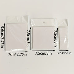 150pcs Transparent Sticky Notes 3 Sizes Self Adhesive Translucent Sticky Notes