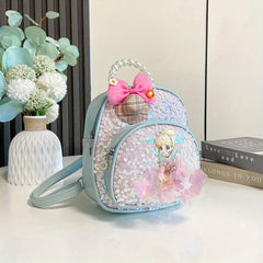 Kids School Backpack & Handbag Combo - Colorful Pearl Dream