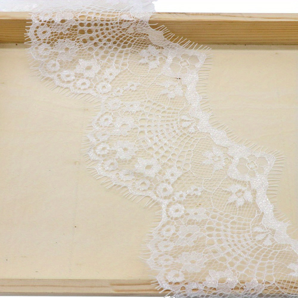 3 Yards Lace Ribbon Floral Lace Edge Trim Embroidery Lace Applique