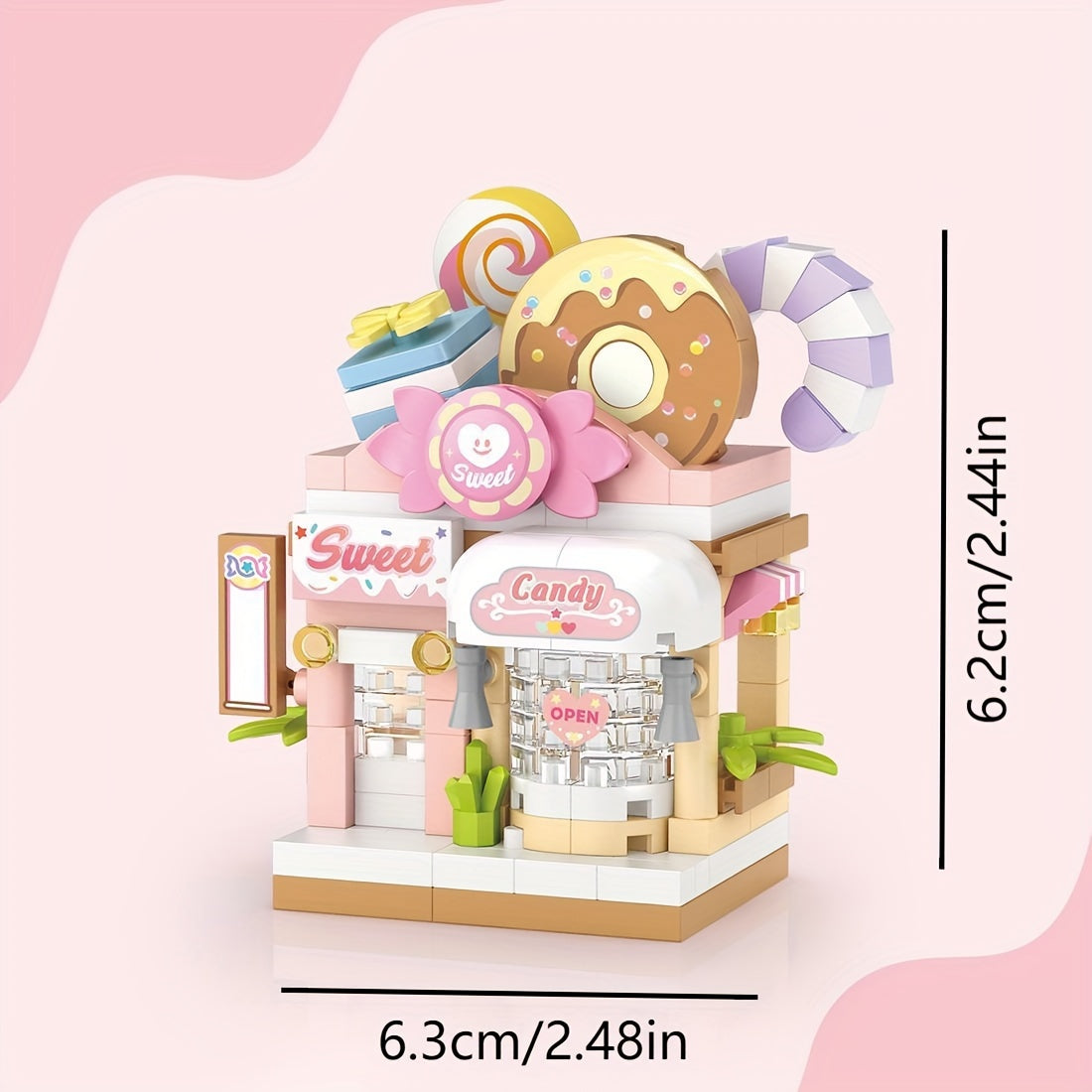 Street Shop Small Shop Building Block Micro Particle Bag