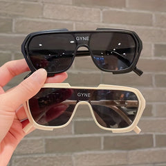 Stylish Large Frame Sunglasses for Sun Protection