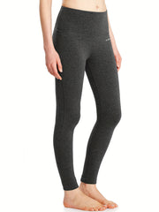 Women's High Waist Yoga Leggings Slim Fit Breathable Workout Tights
