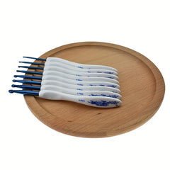 8pcs Ergonomic Crochet Hook Set with Print Crochet Hooks
