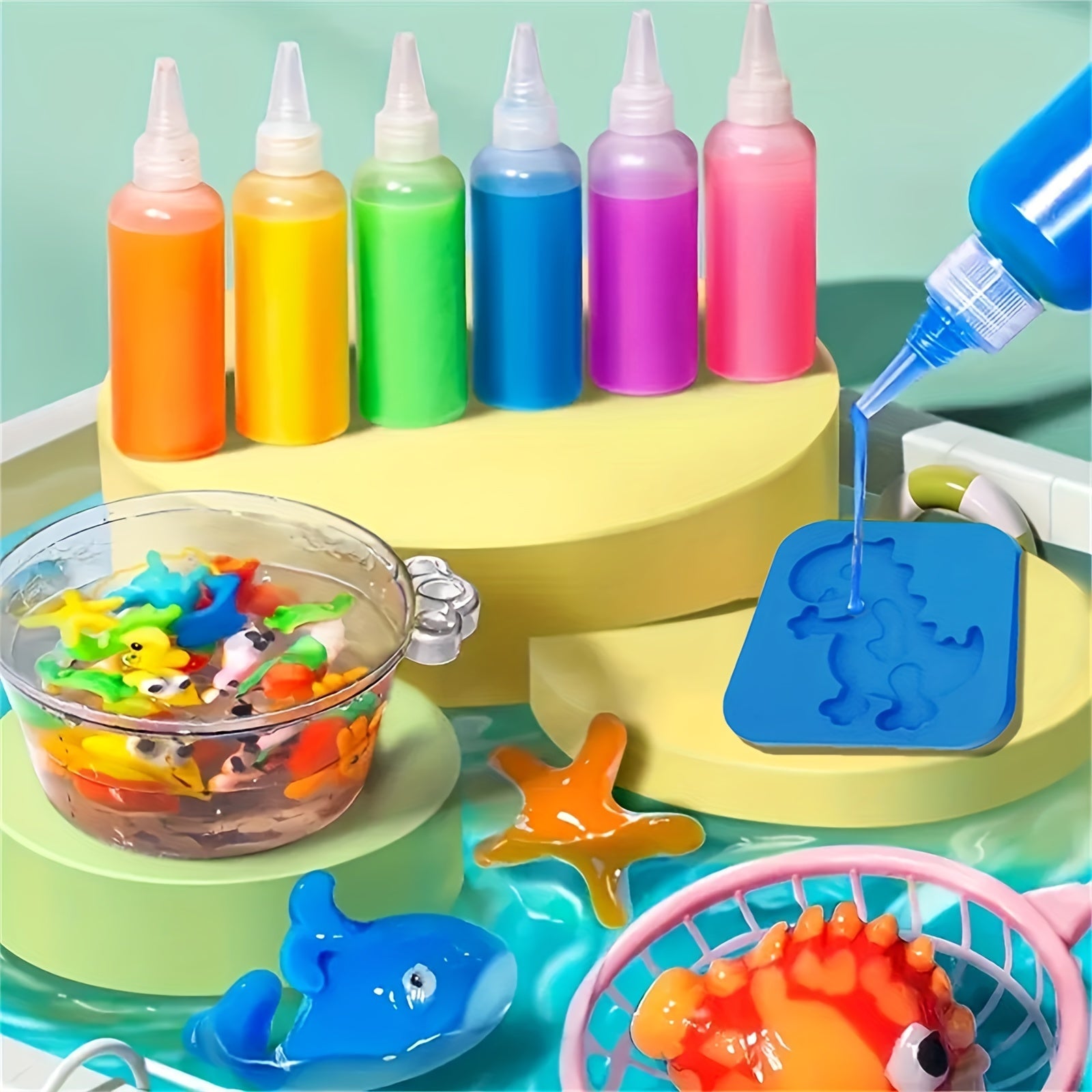 DIY Magic Water ELF Kit For Kids - Create Colorful 3D Magical Gels