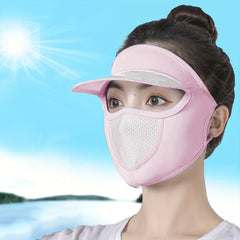 Sunscreen Mask With Brim UV Protection Outdoor Cycling Mask