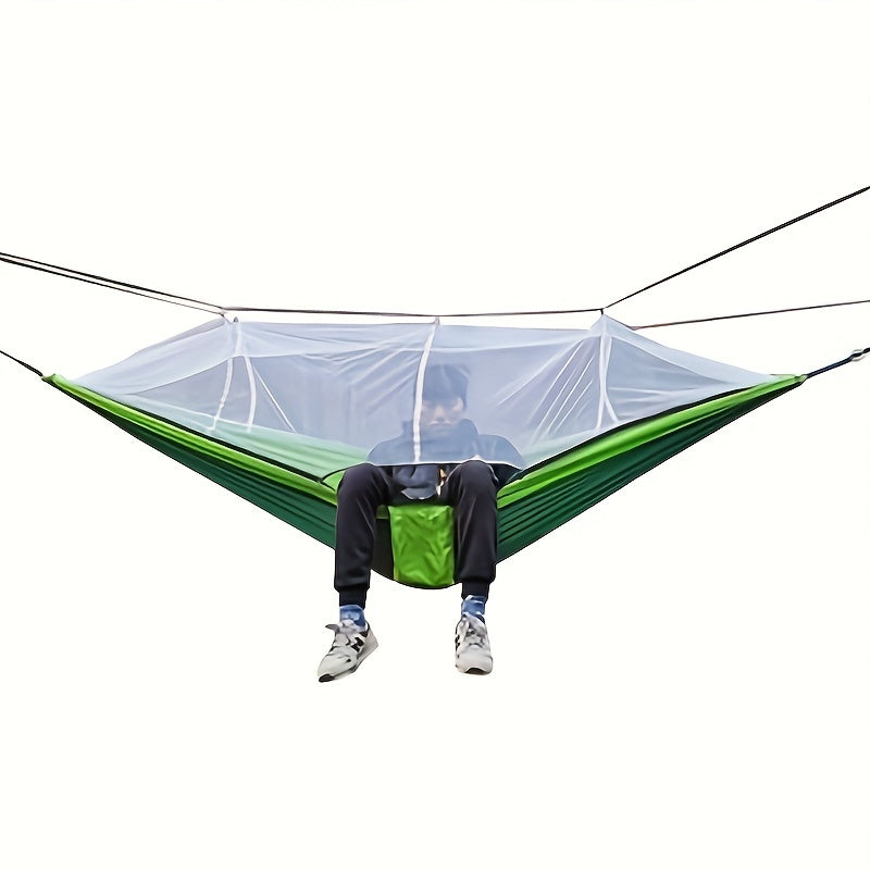 Portable Camping Hammock with Mosquito Net & Carabiner