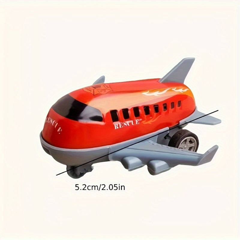 8 Mini Cartoon Metal Pull Back Airplane Toys for Kids' Party Carnival Presents