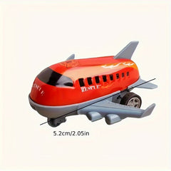 8 Mini Cartoon Metal Pull Back Airplane Toys for Kids' Party Carnival Presents