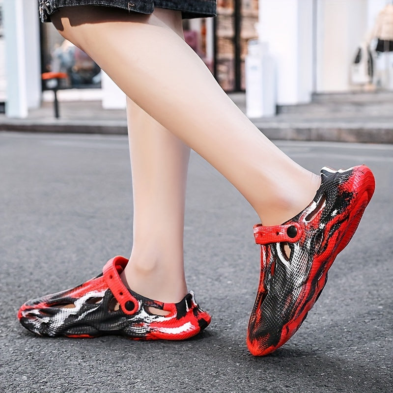 Unisex Camo Comfy Clogs Non Slip Garden Shoes