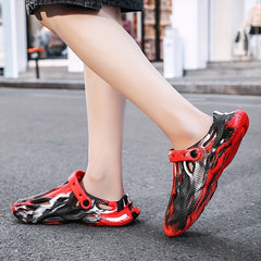 Unisex Camo Comfy Clogs Non Slip Garden Shoes