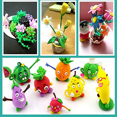 24 Colors Air Dry Clay with Tools for Crafts