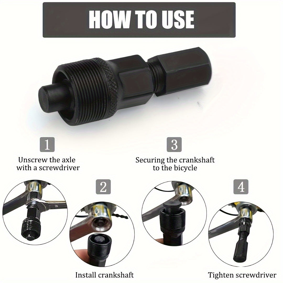 Bicycle Crank Puller Tool Set Compact Crankset Inner Bearing Remover