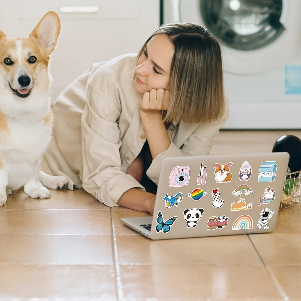 110pcs Vsco Vinyl Waterproof Stickers Laptop Skateboard Stickers