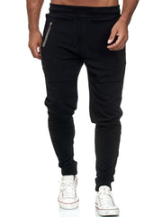 Men's Slim Fit Fitness Pants Casual Comfy Stretch Jogger Trousers