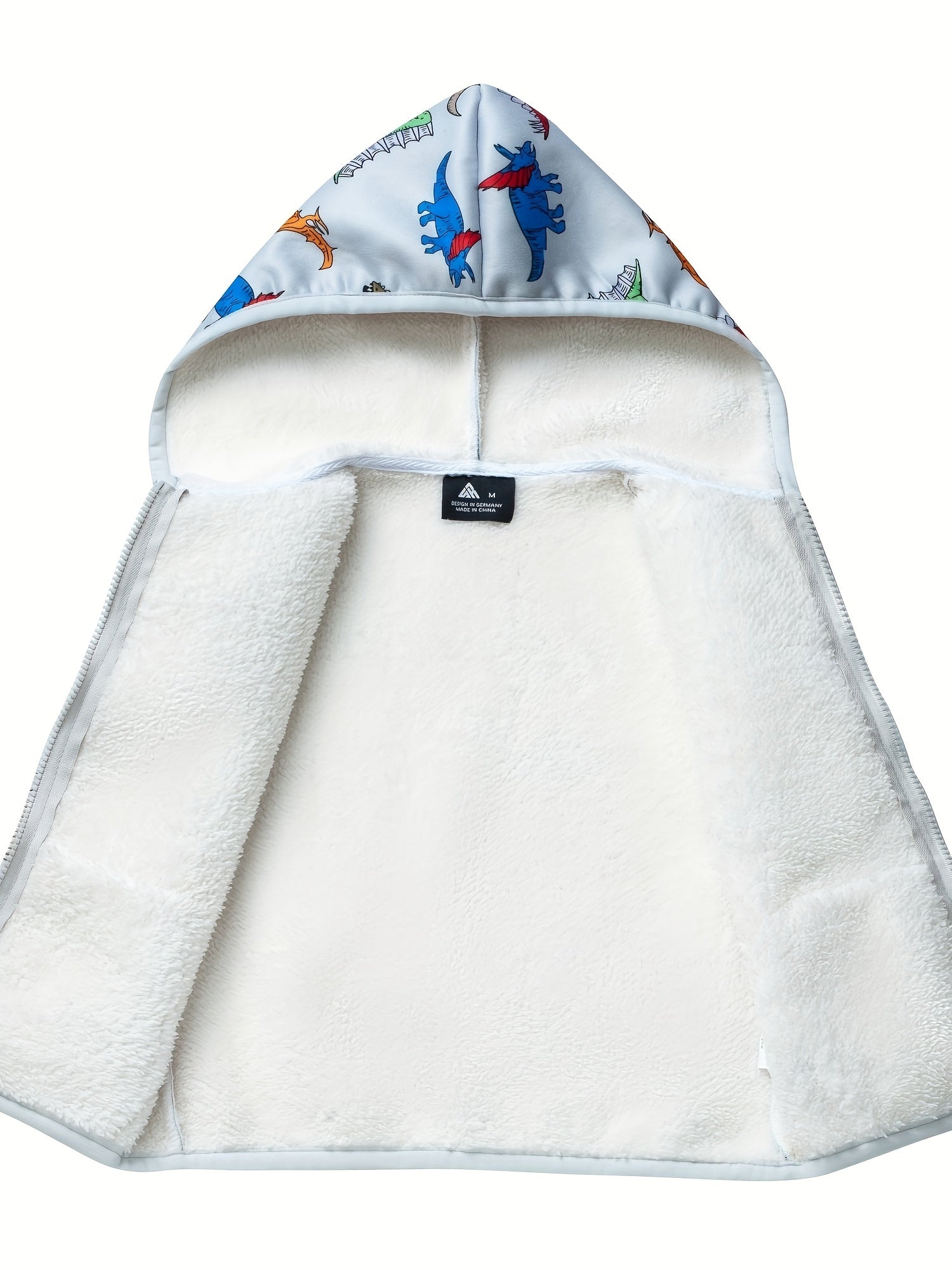 Boys Fleece Hoodie Jacket Baby's Warm Coat