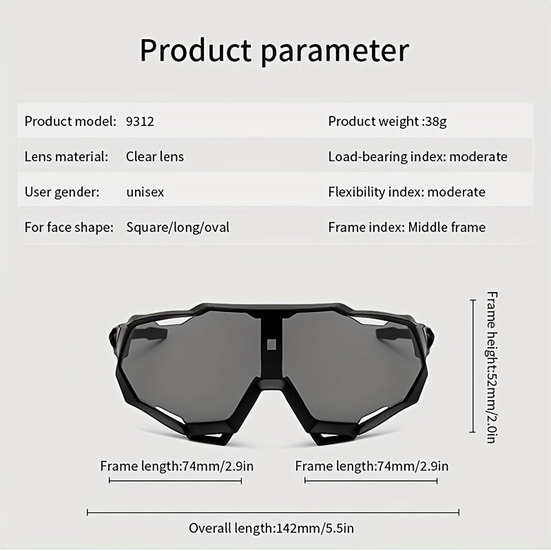 Men's Outdoor Sports Sunglasses with PC Lenses