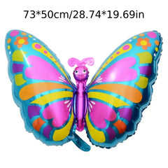 4pcs Butterfly Bee Children's Party Balloons Garden Decor