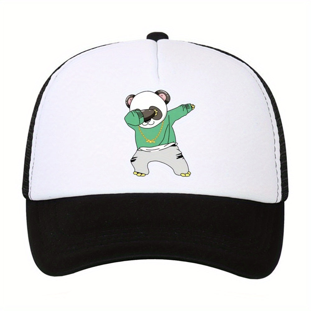 Breathable Baseball Cap Outdoor Sunshade Cartoon Print Trucker Dad Hat