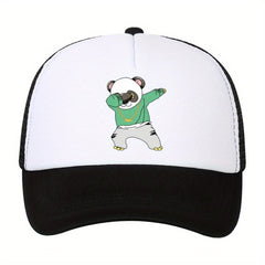 Breathable Baseball Cap Outdoor Sunshade Cartoon Print Trucker Dad Hat