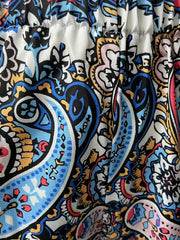 Paisley Print Elastic Waist Jogger Pants for Women
