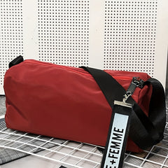 Small Crossbody Boston Storage Pouch Nylon Lightweight Luggage Bag