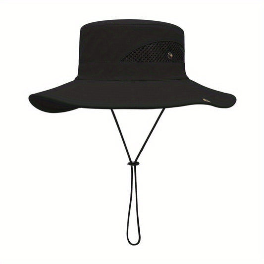 Summer Bucket Hat Breathable Large Brim Men Women