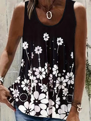 Floral Print Tank Top for Women