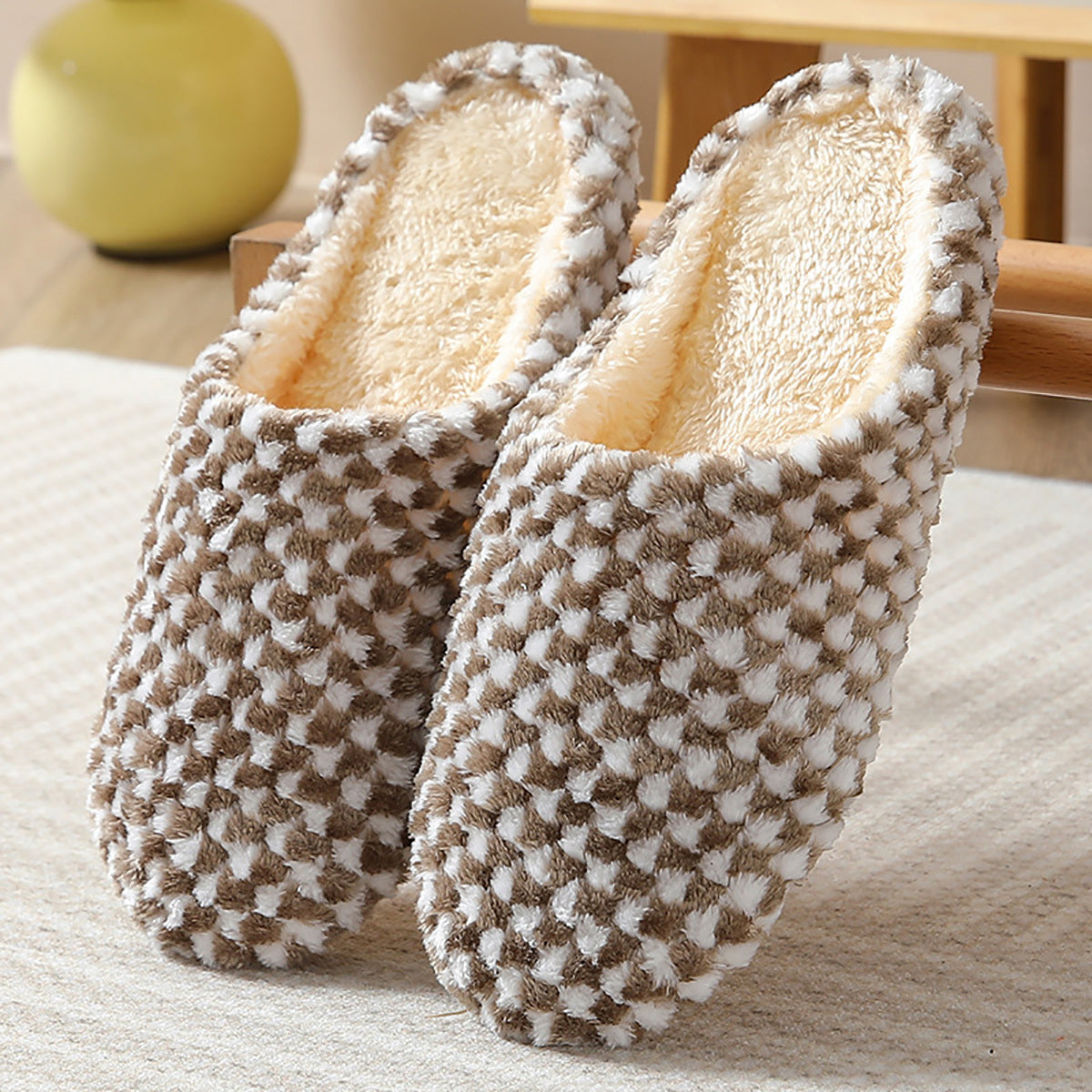 Soft Women's Fluffy Home Slippers