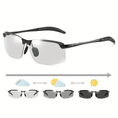 Men's Polarized Sunglasses Night Vision Dual use Sunglasses