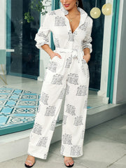 Women's Print Wrap V Neck Dress Knee Length Cocktail Party Dress
