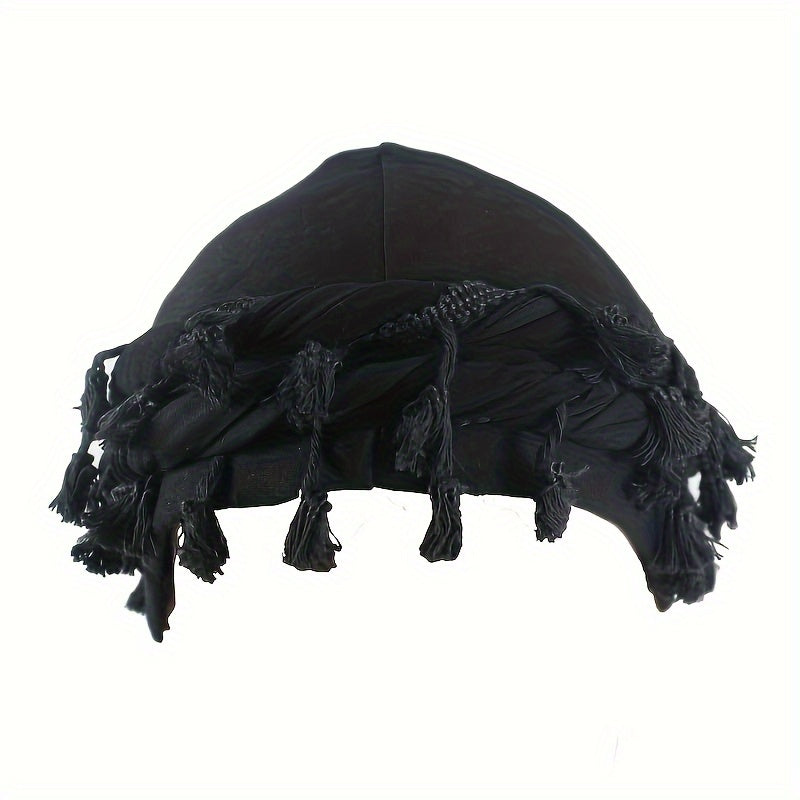 Vintage Turban Head Wraps with Tassels for Men & Women