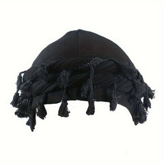 Vintage Turban Head Wraps with Tassels for Men & Women