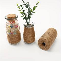 1pc Jute Rope Natural Retro Diy Gift Packaging Tag Hemp Rope Braided Rope Crafts