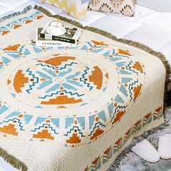 Ethnic Style Sofa Towel Lightweight Picnic & Beach Mat Cover