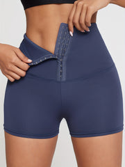 High Waist Buckles Shorts Slim Versatile Casual