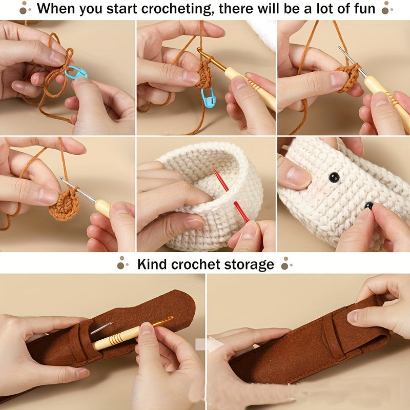 Crochet Material Package with English Instructions